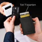 Afbeelding in Gallery-weergave laden, Cardholder met 7 uitwaaierende kaarten uit het pop-upmechanisme

