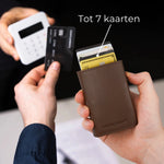 Afbeelding in Gallery-weergave laden, Cardholder met 7 uitwaaierende kaarten uit het pop-upmechanisme
